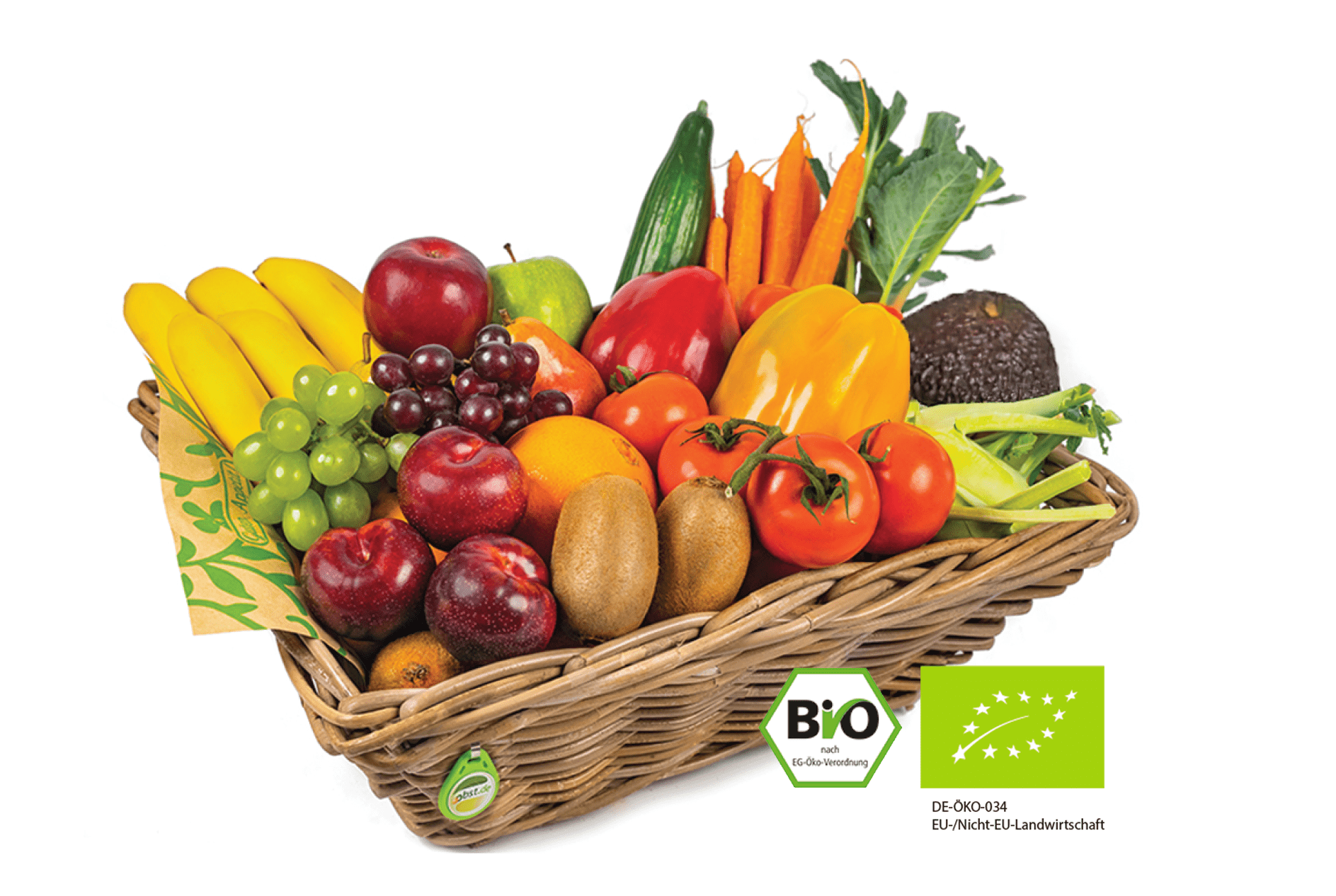 BIO OBST-GEMÜSE-<br>KORB